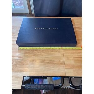 Ralph Lauren Navy‎ Blue Gold Foil Logo Large Gift Box 16.5x11x2.25 Packaging